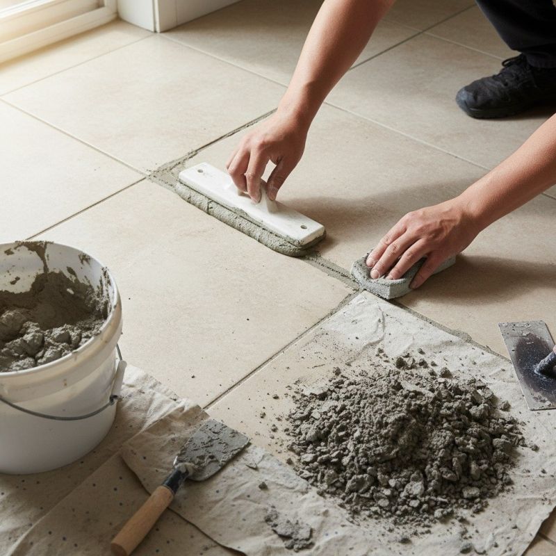 Grout Installation And Repair